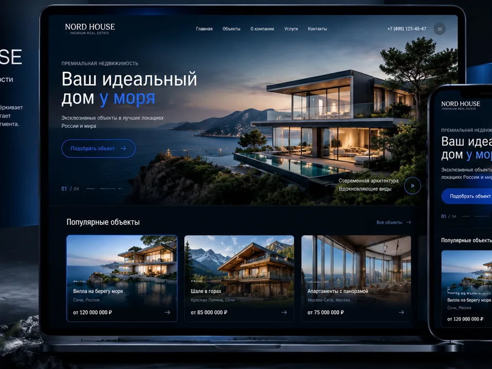 NORD HOUSE — desktop-экран