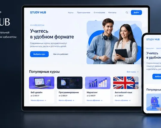 STUDY HUB — desktop-экран